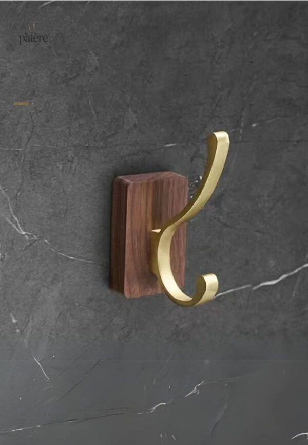1pcs-retro-wood-coat-hook-wall-shelves-for-bedroom-room-o-h49lsc-1 Patère doré design pour salle de bain, crochet moderne