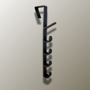 Porte manteau vertical noir moderne et élégant