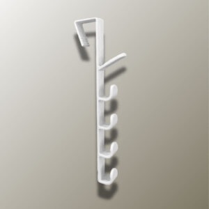 Porte manteau vertical blanc élégant et fonctionnel