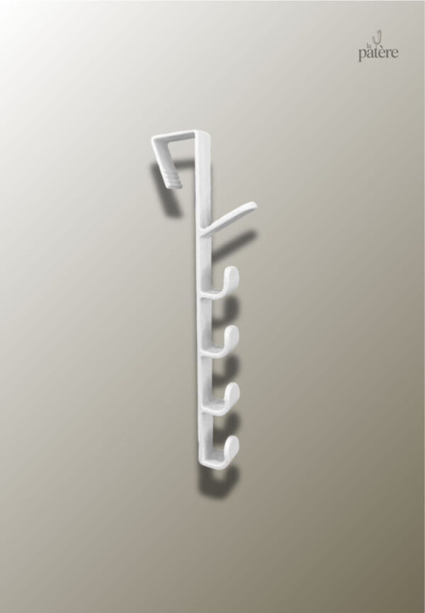 5-door-hooks-storage-organizers-coat-hat-towel-hanger-doo-8qobvg-1 Porte manteau vertical blanc élégant et fonctionnel
