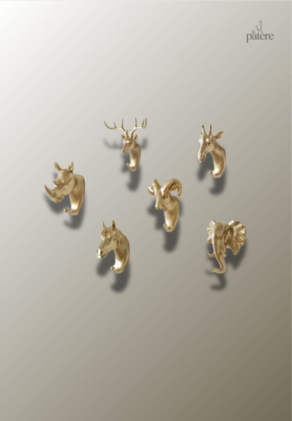 6pcs-set-organizers-storage-wall-coat-rack-animal-hanging-vb1k1e-1 Patère porte manteau doré avec 6 animaux décoratifs