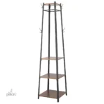 Porte manteau noir pratique, idéal pour la décoration d'entrée