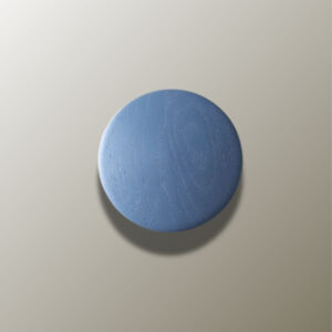 Patère porte manteau circulaire bleu
