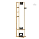Porte manteau moderne en bois pour espace salle de bain