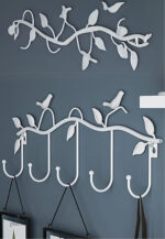Porte manteau mural design oiseau, décoratif et pratique