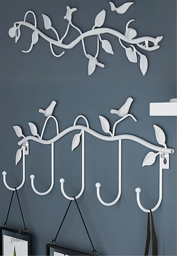 Porte manteau mural design oiseau, décoratif et pratique