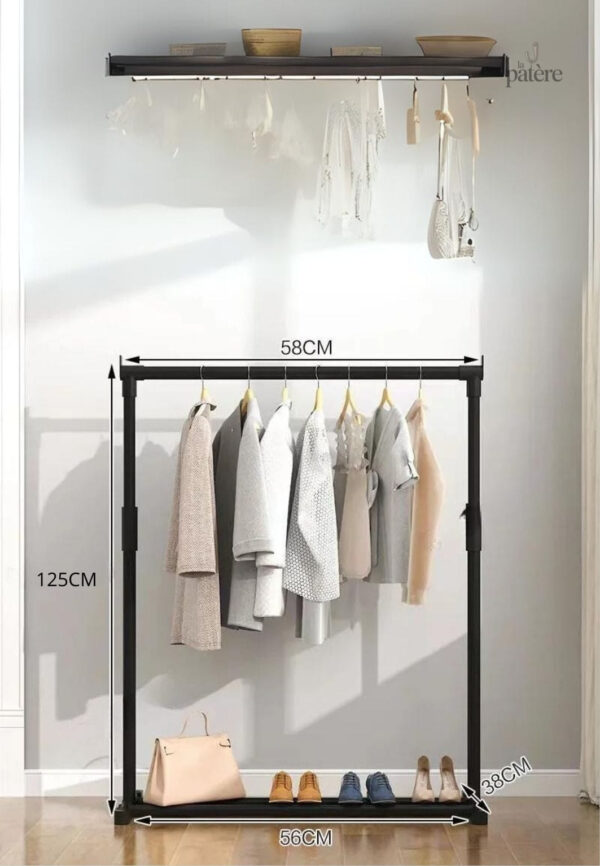 Meuble porte manteau et chaussures 58 x 125 cm