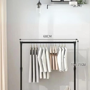 Meuble porte-manteau et chaussures avec tringle unique