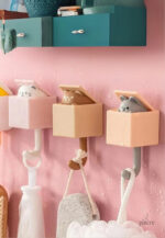 Porte manteau décoratif en forme de chat pour chambre d'enfant