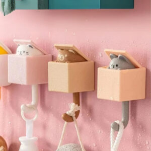 Porte manteau décoratif en forme de chat pour chambre d'enfant