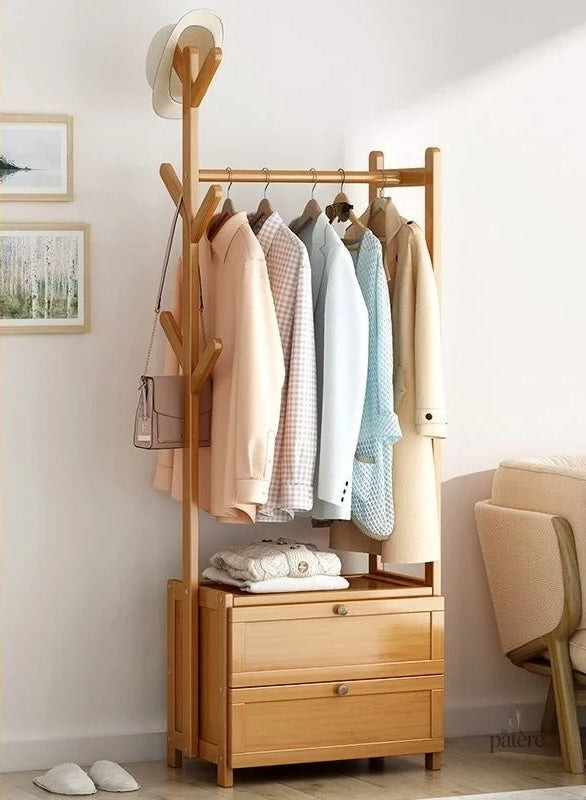 coat-rack-clothes-hanger-floor-standing-vertical-bedroom-7s5ik5-1 Meuble porte-manteau chaussure en bois clair 50cm fermé