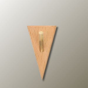 Patère porte manteau Triangle en bois clair