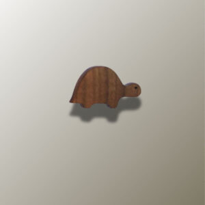 Porte manteau enfant en bois Tortue, design amusant