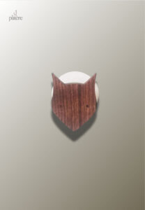 Porte manteau enfant en bois Renard décoratif
