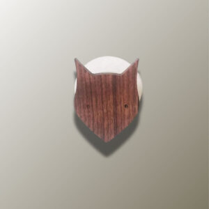 Porte manteau enfant en bois Renard décoratif
