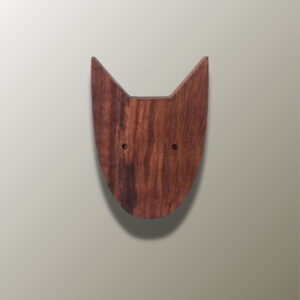 Porte manteau enfant en bois forme de chien