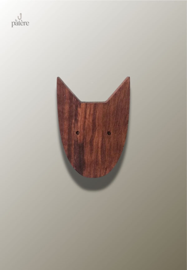 Porte manteau enfant en bois forme de chien