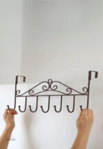 Porte manteau pratique, design noir moderne