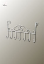 Porte manteau blanc moderne pour l'entrée
