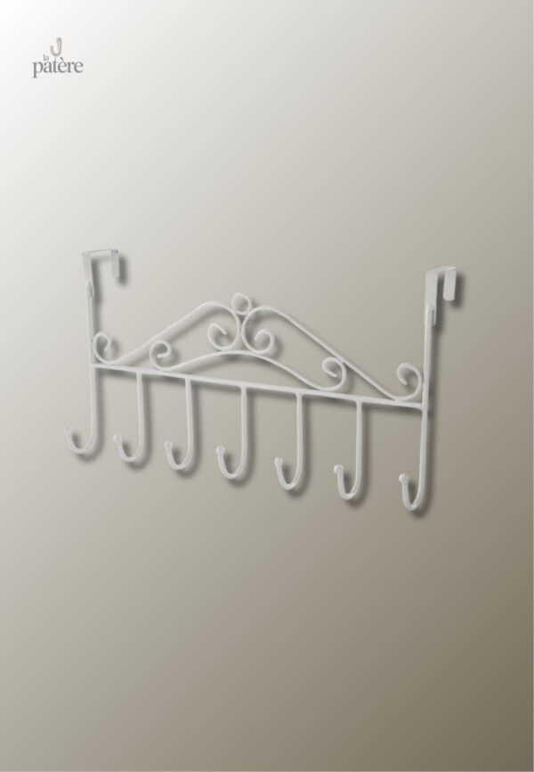 door-behind-hook-storage-wall-hanging-clothes-hanger-coat-c2wn3a-1 Porte manteau blanc moderne pour l'entrée