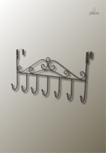 Porte-manteau porte en bronze élégant et fonctionnel