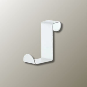 Porte-manteau blanc 1 pièce, design minimaliste et fonctionnel