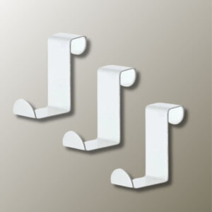 Porte manteau blanc 3 pièces pour un rangement pratique
