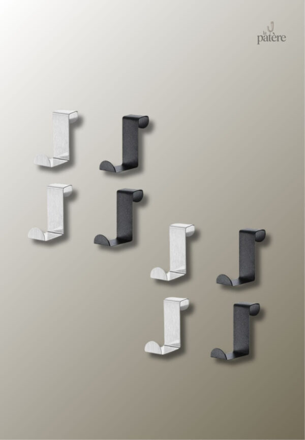 door-hanger-hook-stainless-steel-kitchen-cabinet-pull-ove-lcdcu8-1 Porte-manteau 4 pièces métalliques et noires