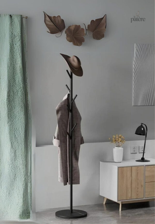 floor-to-floor-bedroom-light-luxury-rock-plate-base-metal-j4apcg-1 Porte manteau sur pied design arbre noir sur base noire
