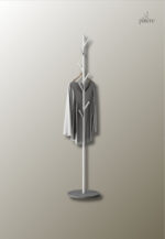 Porte manteau sur pied style moderne avec design arbre blanc