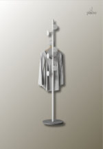 Porte manteau sur pied élégant, style champignon moderne