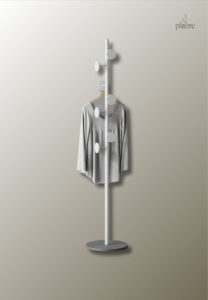 Porte manteau sur pied élégant, style champignon moderne