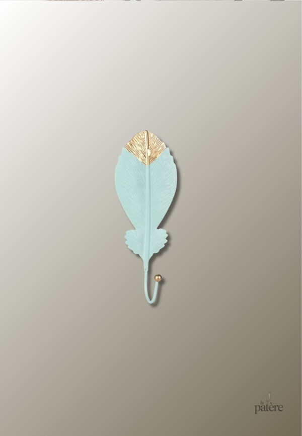 hanging-storage-rack-home-decoration-bathroom-organizatio-mbxucp-1 Patère porte manteau Feuille Simple Bleue design élégant