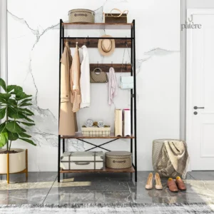 Porte manteau sur pied noir design moderne