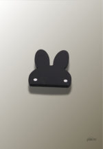 Porte manteau enfant Lapin Noir