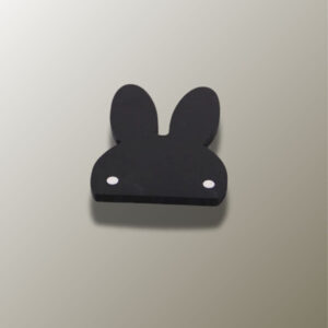 Porte manteau enfant Lapin Noir