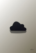 Porte manteau enfant Nuage Noir