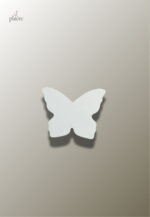 Porte manteau enfant papillon blanc décoratif