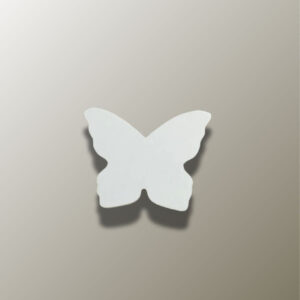 Porte manteau enfant papillon blanc décoratif