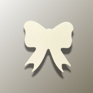 Porte manteau enfant nœud papillon blanc