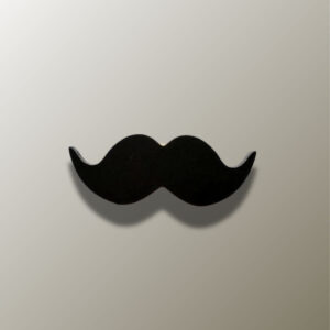 Porte manteau enfant Moustache Noire pour décor amusant
