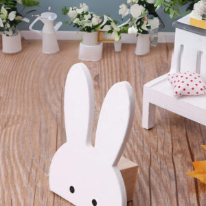 Porte manteau enfant Lapin Blanc décoratif et fonctionnel