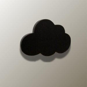 Porte manteau enfant nuage noir design moderne