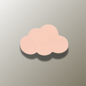 Porte manteau enfant nuage rose