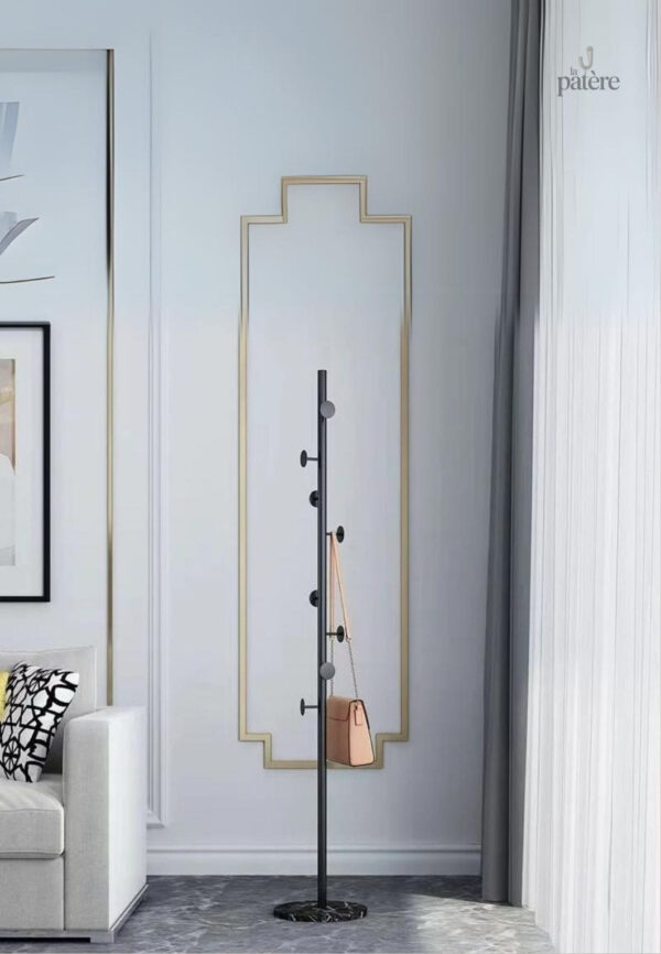 luxury-coat-rack-floor-standing-clothes-hanger-8-hooks-mu-4vdxs1-1 Porte manteau sur pied design champignon noir