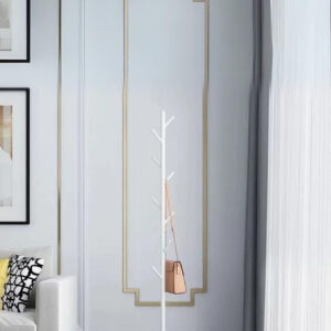 Porte manteau design champignon blanc sur pied