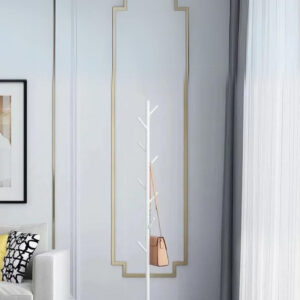 Porte manteau sur pied design arbre blanc