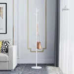 Porte manteau design arbre, décoration moderne blanc