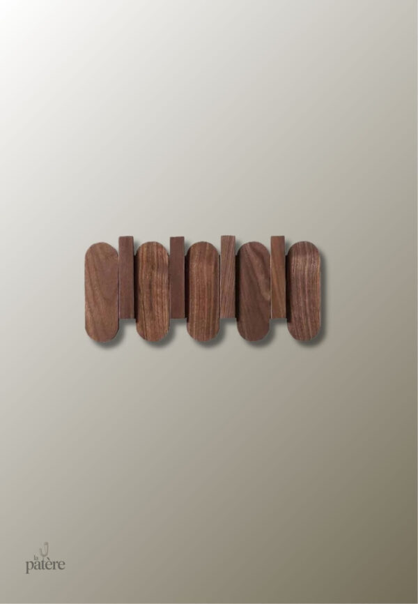 luxury-wall-coat-rack-walnut-wood-clothes-dress-hanger-ho-qh4k8m-1 Porte manteau mural en bois avec 4 crochets ronds design