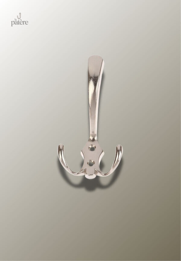 modern-3-2-hooks-coat-hook-wall-mounted-robe-clothes-rack-9raqs7-1 Patère porte manteau triple crochet métallique élégant